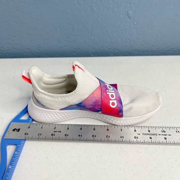Adidas Puremotion adapt running sneakers. Women size 7.5. Tie-dye  ribbon design - Picture 7 of 8